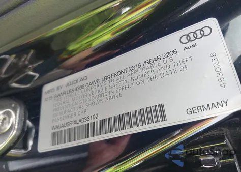 2020 Audi A3 Premium 40 Tfsi Front-Wheel Drive S Tronic из США, поврежденный, VIN WAUAUGFFXLA033192